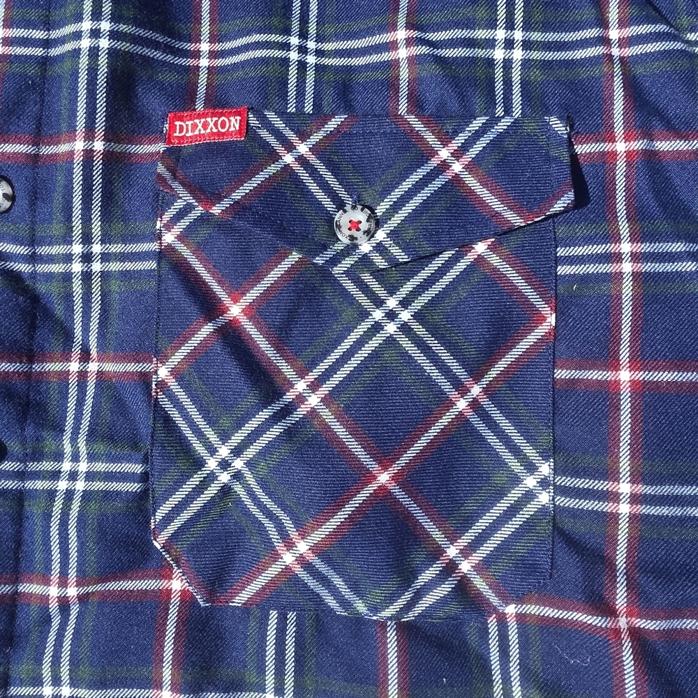Dixxon The Torrence Long Sleeve Button Up Flannel Shirt- 2XL Tall - Picture 7 of 14